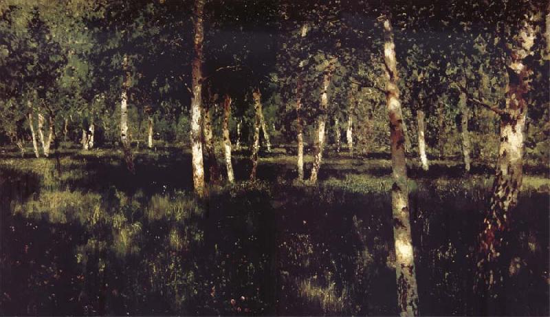 Levitan, Isaak Silver birch oil painting picture